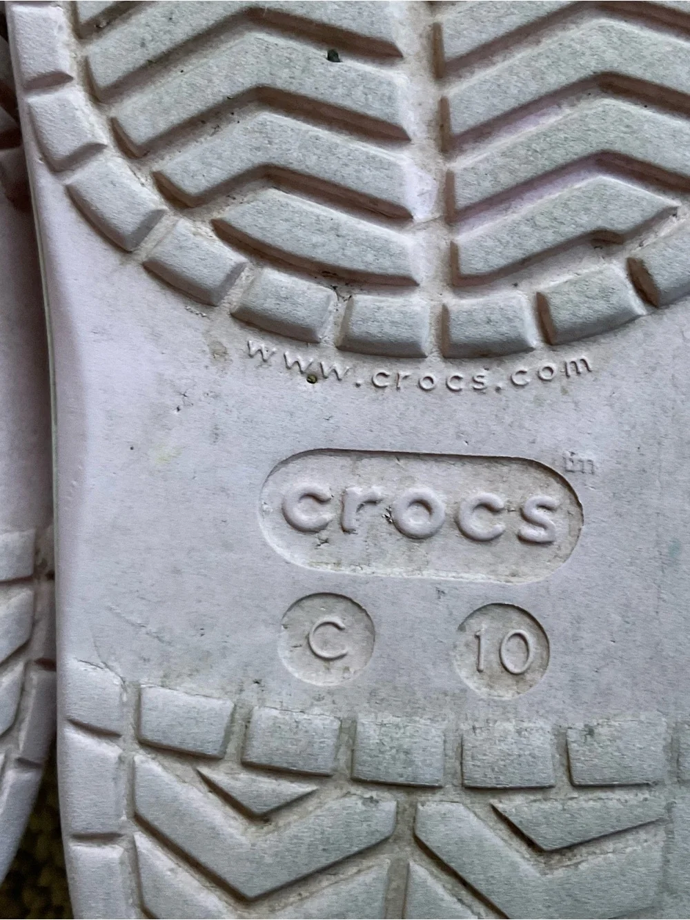 Kids' Crocs Light Pink Platform Clog Size 10
